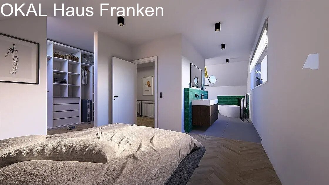 Schlafzimmer mit Ankleide + Elternbadezimmer