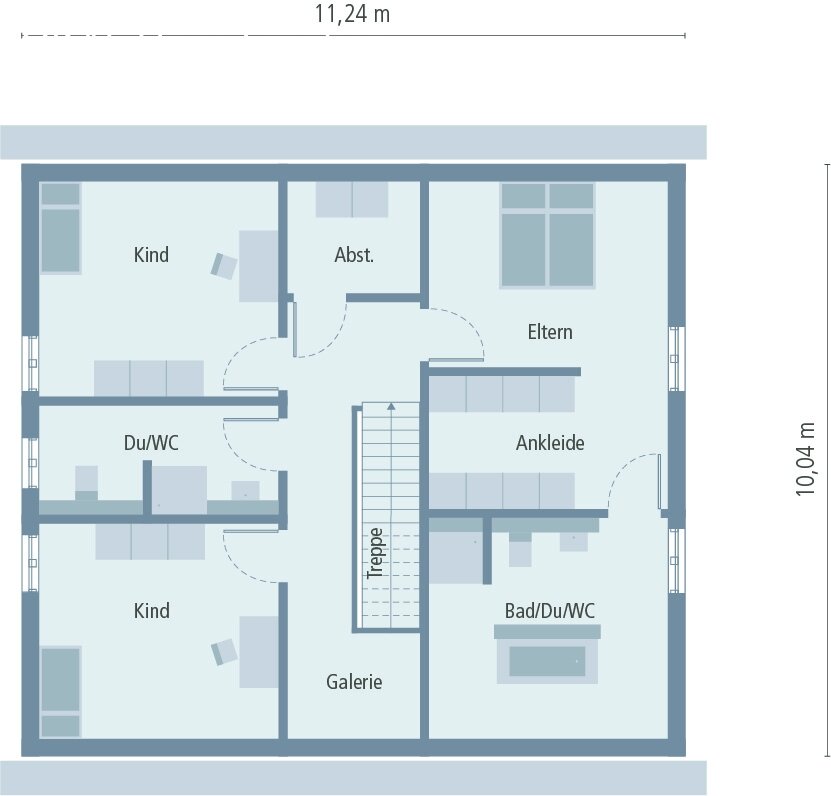 Grundriss Dachgeschoss